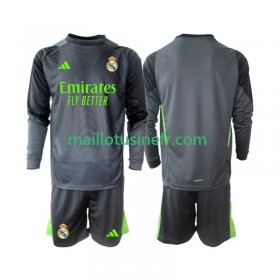 Maillot de Foot Real Madrid Gardien Troisième 2025-26 Manches Longues - Enfant